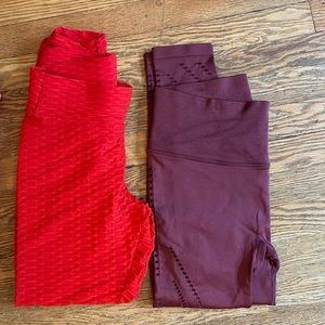 Work out pants never used new with out tags